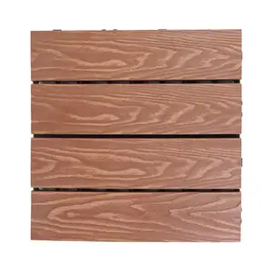 WPC DIY Deck Tiles: Water-Resistant, Fire-Retardant, Fade-Resistant, Superior Dirt Resistance, and Anti-Scratch Features