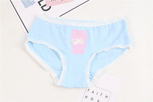 Ropa interior de algodón para chicas adolescentes con estilo y dibujos animados multicolores de fábrica, bragas de cintura baja, <span class=keywords><strong>calzoncillos</strong></span> elásticos de encaje, <span class=keywords><strong>calzoncillos</strong></span> - Product Image 6