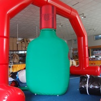 Bouteille de liqueur géante gonflable personnalisée KeepFuns - Accessoire publicitaire pour l'industrie de l'alcool, événement de promotion de bar, décoration