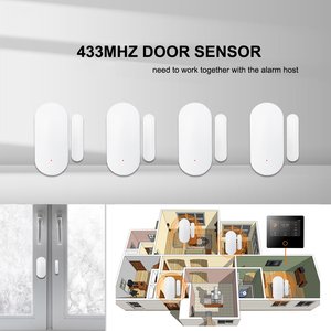 TAIBOAN Capteur sans fil 433 MHz pour fenêtre et <span class=keywords><strong>porte</strong></span>, système de sécurité domestique, détection d'<span class=keywords><strong>ouverture</strong></span> de <span class=keywords><strong>porte</strong></span>, <span class=keywords><strong>alarme</strong></span> antivol EV1527 - Product Image 1