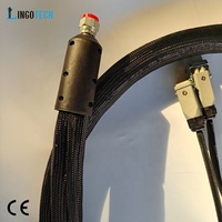 Tuyau chauffant électrique haute température 3/8 pouce 80 MPa pour machine à colle thermofusible/système d'application d'adhésif