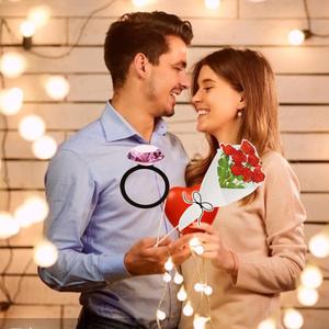New style adult photo accessories art Diy printable TOTE Selfie PROPS Valentine kiss PROPS - Product Image 5