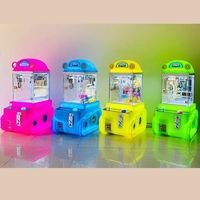 Meilleures ventes : Mini machine à griffes à monnayeur, jeu d'arcade avec grue, pour attraper des peluches lapin et des mini-poupées, pour enfants