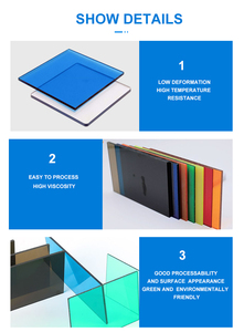 Feuilles de polycarbonate <span class=keywords><strong>Polyrise</strong></span> Feuilles de PC en plastique transparentes et respectueuses de l'environnement - Product Image 6
