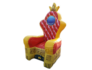 Fauteuil gonflable hermétique en PVC de 6,5 pieds pour enfants, modèle King ou Queen, idéal pour les fêtes <span class=keywords><strong>d</strong></span>'anniversaire et les entreprises de <span class=keywords><strong>location</strong></span> - Product Image 1