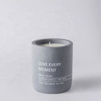 Frascos de Cerámica Decorativos de Lujo con Etiqueta Personalizada de Estilo Natural, Portavelas Vacíos de 10 oz para Hacer Velas