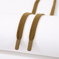 Cordon de serrage personnalisé avec embouts métalliques pour pantalons de sport, cordon de serrage pour chaussures en polyester durable, couleur personnalisée
