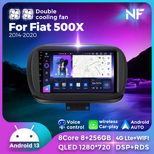 NaviFly NF Date Android13 1280*720 QLED 1din 9 pouces <span class=keywords><strong>autoradio</strong></span> avec écran tactile complet Pour <span class=keywords><strong>Fiat</strong></span> <span class=keywords><strong>500X</strong></span> 2014-2020 support DSP - Product Image 3