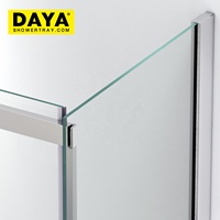 2023 OEM cabine de douche en verre porte coulissante écran de douche panneau latéral cabine de douche