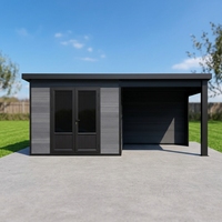 Casas de Madera Modernas Serie Multi D con Protección UV, Cobertizos de Jardín, Vidrio Resistente a Impactos, Ventanas con Temperatura Constante
