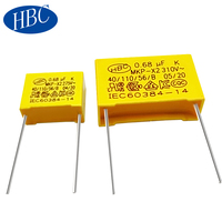 X2 संधारित्र 275v 0.68uF mkp x2 capacitors 680000pf P20 metallized polypropylene फिल्म संधारित्र mkp
