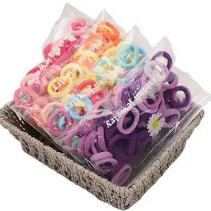 Cute Hair Accessories Pretty Baby Hair Ties For Kids High Resilience Kids Elastic Hair Ties Coloured Towel Ring