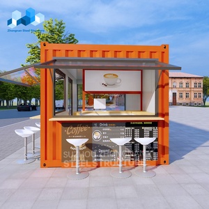 ร้านค้าคอนเทนเนอร์เคลื่อนที่แบบถอดประกอบได้ขนาด 20 ฟุต 40 ฟุต ยี่ห้อ Zhongnan สำหรับร้านอาหาร ครัวสำเร็จรูป ซูเปอร์มาร์เก็ต คาเฟ่ ร้านกาแฟ - Product Image 3