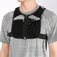 Nouvelle sacoche de sport en nylon imperméable pour l'extérieur, sacoche de course décontractée, respirante, avec bande réfléchissante, adaptée aux hommes et aux femmes