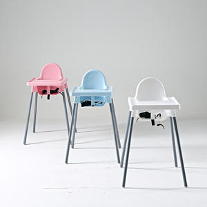 Venda imperdível cadeira alta de plástico dobrável 3 em 1 antiderrapante para alimentação de bebês com almofada macia - Product Image 3