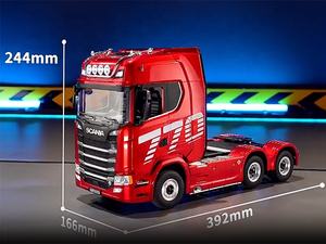 <span class=keywords><strong>Camion</strong></span> de remorquage de conteneurs authentique Scania 770S V8 à l'échelle 1:18, <span class=keywords><strong>semi</strong></span>-<span class=keywords><strong>remorque</strong></span> RC, <span class=keywords><strong>radiocommande</strong></span> proportionnelle 2,4 GHz avec lumières LED - Product Image 5