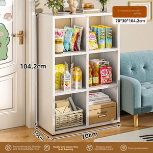 Librería Moderna <span class=keywords><strong>de</strong></span> Acero con Rejilla, Armario <span class=keywords><strong>de</strong></span> Combinación Libre, Estante <span class=keywords><strong>de</strong></span> Almacenamiento <span class=keywords><strong>de</strong></span> Pie, Mueble <span class=keywords><strong>de</strong></span> Exhibición para Sala <span class=keywords><strong>de</strong></span> Estar o Montaje en <span class=keywords><strong>Pared</strong></span> - Product Image 6