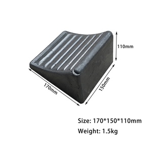 トラックRVキャンピングトレーラー用ゴム製安全ホイールチョックストッパー - Product Image 3