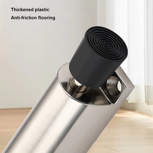 Heavy Duty Waterproof Aluminum Alloy Foot Kick <b>Door</b> Stopper Spring Loaded Telescopic Floor Mount for Hotel Easy <b>Step</b> Operation - Product Image 3