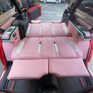 Solution de mise à niveau de l'intérieur de Jeep Wrangler SUV de luxe personnalisable DOS, sièges de voiture en cuir, sièges arrière pliants électriques - Product Image 4