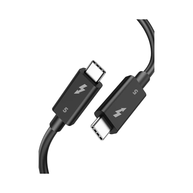 8K Display/ 80Gbps Data Transfer/ 120Gbps Bandwidth Boost/ 240W Fast Charging Thunderbolt 5 Cable