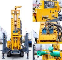 Foreuse hydraulique robuste 2026 750m pour puits d'eau, moteur diesel, machine de forage de puits profonds fiable