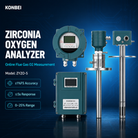 Analyseur d'oxygène à zircone ZhongYou QH-Y23, sonde de mesure de la teneur en gaz de combustion, capteur céramique en acier inoxydable, puissance élevée 150W