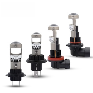 Ampoule de phare LED K3 Mini Lens 30W 12V étanche 5000 Lumens 6000K H4/H7/H11/9006, ajustement universel, garantie 2 ans pour voitures - Product Image 1