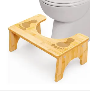 ม้านั่งส้วมไม้ไผ่แบบพับได้,เก้าอี้คนเซ่อในห้องน้ำเก้าอี้นวดเก้าอี้แบบไม่ลื่นปรับได้สำหรับผู้ใหญ่
