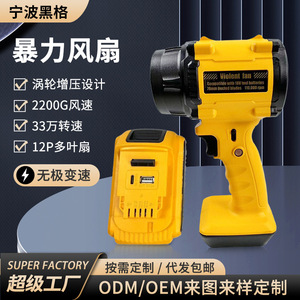 Dewei Cordless Leaf <b>Blower</b> 18V Li-Ion Brushless Motor Outdoor Handheld <b>Blower</b> For Snow Clearing <b>Car</b> Washing Camping - Product Image 4