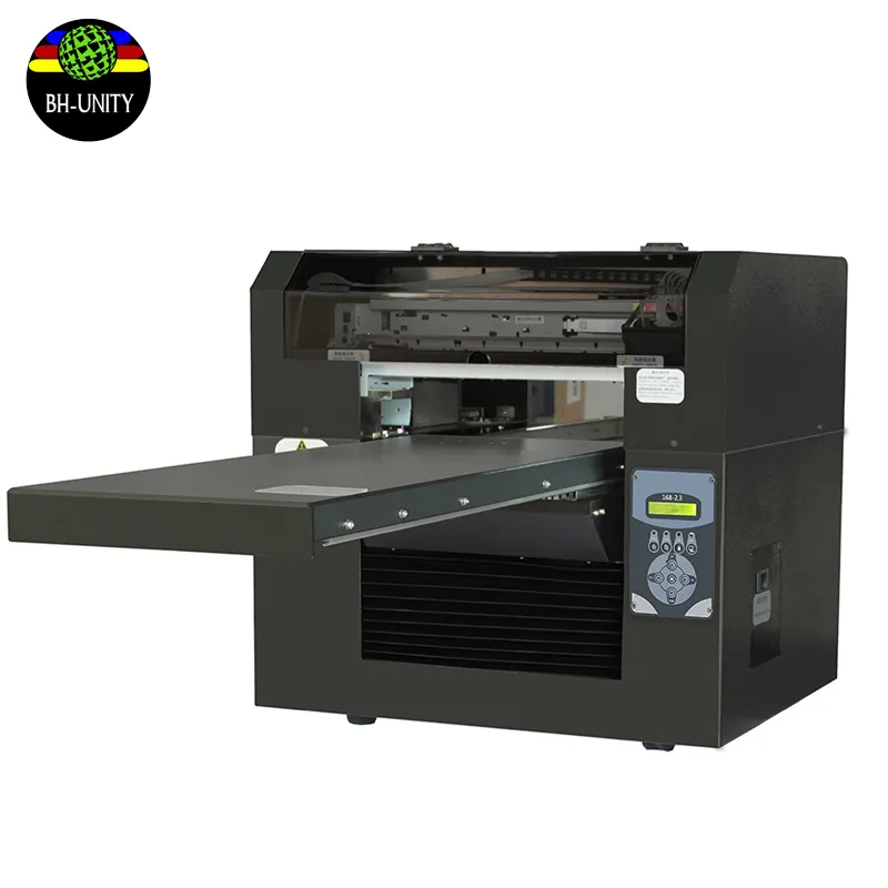 168-2.3 t shirt printer machine T-shirt garment uv flatbed Printer with White Ink bhunity