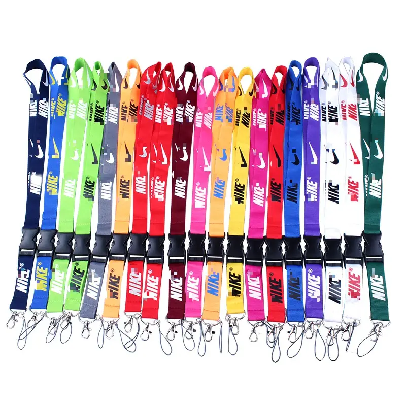 Various colors One Inch N ike polyester lanyard at stocks for sale