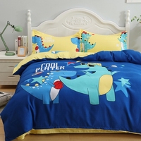 Parure de lit pour enfants de luxe, nouveau design, imprimé 3D, dessins animés, 4 pièces