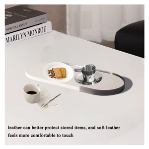 <span class=keywords><strong>Plateau</strong></span> à fruits secs personnalisé de luxe avec cadre en métal transparent, <span class=keywords><strong>plateau</strong></span> à fruits secs, sac à haricots, service à thé chinois, ensemble de tasses, plateaux de service - Product Image 3