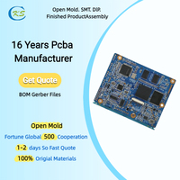 Fournisseur OEM de circuits imprimés depuis 16 ans, assemblage de composants électroniques, assemblage de circuits imprimés personnalisés, service de fabrication EMS SMT AOI DIP