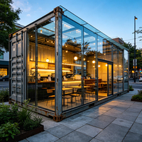 Verre trempé isolant personnalisé, anti-UV, isolation acoustique, verre trempé de sécurité pour la restauration et les restaurants