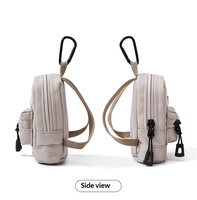 Mochila Mini Oxford con Estampado Floral, Resistente al Agua, con Correa para el Cuello, Multicolor, Personalizable, Ligera