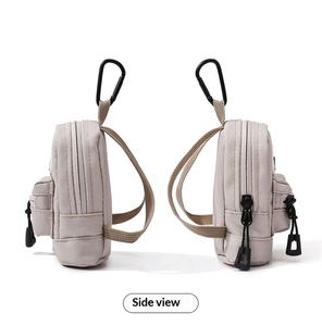 Mini Zaino Oxford con Stampa Floreale alla Moda, Ciondolo Borsa a Tracolla Idrorepellente con Cinghia da Collo, Charm Multicolore Personalizzabile Leggero - Product Image 6