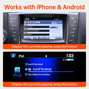 Bluetooth 5.3 USB Car Adapter for 2010-2013 Toyota Lander Cruiser LC150 &amp; Honda with Music <strong>Interface</strong> Connector Wireless <strong>Audio</strong> - Product Image 5