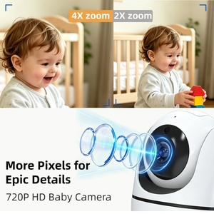 <span class=keywords><strong>Babyphone</strong></span> vidéo intelligent sans fil avec caméra, grand écran, <span class=keywords><strong>longue</strong></span> autonomie, détection des pleurs, mode VOX, 6 pouces - Product Image 3