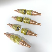 Raccord rapide auto-obturant en laiton 3/8 et 1/4 pour systèmes de réfrigération, CVC et boissons