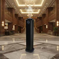 Diffuseur d'arômes d'huiles essentielles de luxe en aluminium pour hôtel, diffuseur d'arômes avec commande par application, nébuliseur, diffuseur d'air aromatique 1000 ml