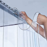 Barres plates en PVC thermoformable à froid, moulées par extrusion, écologiques, durables, surface brillante, profilés en plastique pour utilisation en supermarché