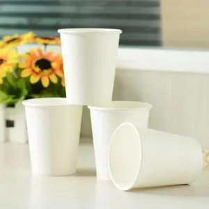 OEM Milk Tea Cups 16cm Custom Logo Drink Cups 20 Oz PE Single Wall Wholesale Big Paper Coffee Cups For Cold Drink