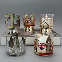 Vente en gros de souvenirs touristiques en métal de Dubaï, cadeaux, mini-artisanat métallique élégant, souvenirs touristiques, porte-bougie chauffe-plat personnalisé