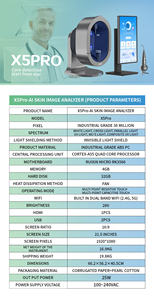 X5pro, el Más Reciente Analizador de Piel con IA 2 en 1, Máquina de 11 Espectros, Analizador de Cabello y Cuero Cabelludo en 24 Idiomas para Salones de Belleza y Spa - Product Image 2