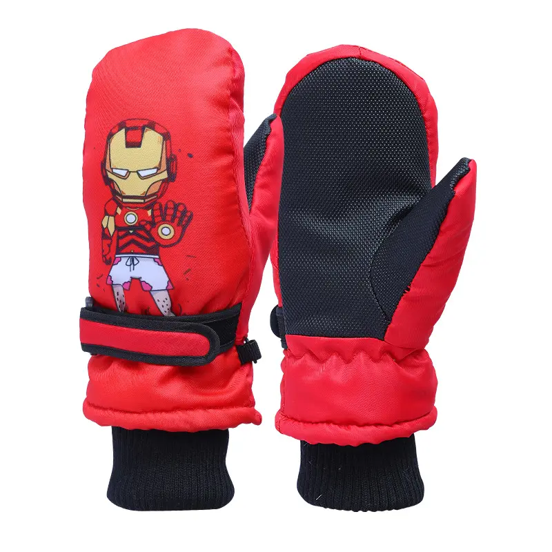 Kids Ski Mittens Gloves Waterproof Breathable Winter Warm Snow Gloves for Baby Girls and Boys