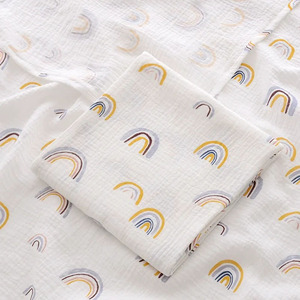 Chất Lượng Cao Bé Chăn In Muslin Swaddle Chăn Tùy Chỉnh Bông Bé Chăn - Product Image 5