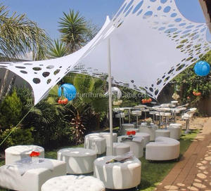 Al aire libre barato de pelo insertado blanco boda sofás - Product Image 2