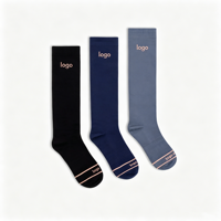 Chaussettes d'équitation montantes respirantes et durables de haute qualité avec logo personnalisé et support professionnel